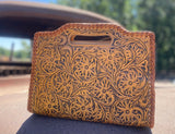 Brown Tool Leather Handbag