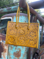 Hand Tooled Tote