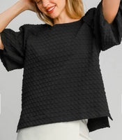 Raglan Puff Sleeve Top