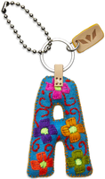Consuela Turquoise Felt Alphabet Charms - Letter A