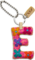 Pink Felt Alphabet Charms - Letter E