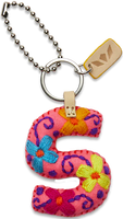 Consuela Pink Felt Alphabet Charms - Letter S