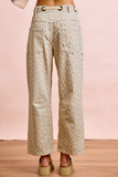 Floral Relaxed Pants with Tie
